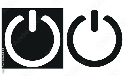 start button icon on white background