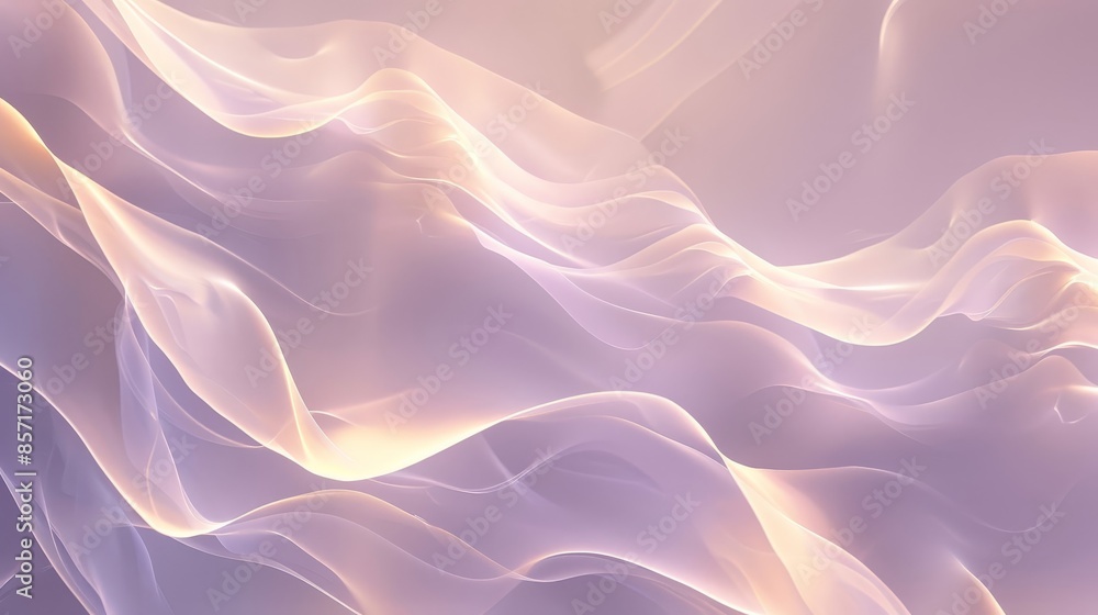 Lavender and beige wallpaper with wave patterns light beams and flowing heart shapes background Lavender and beige wallpaper with wave patterns light beams and flowing heart shapes background