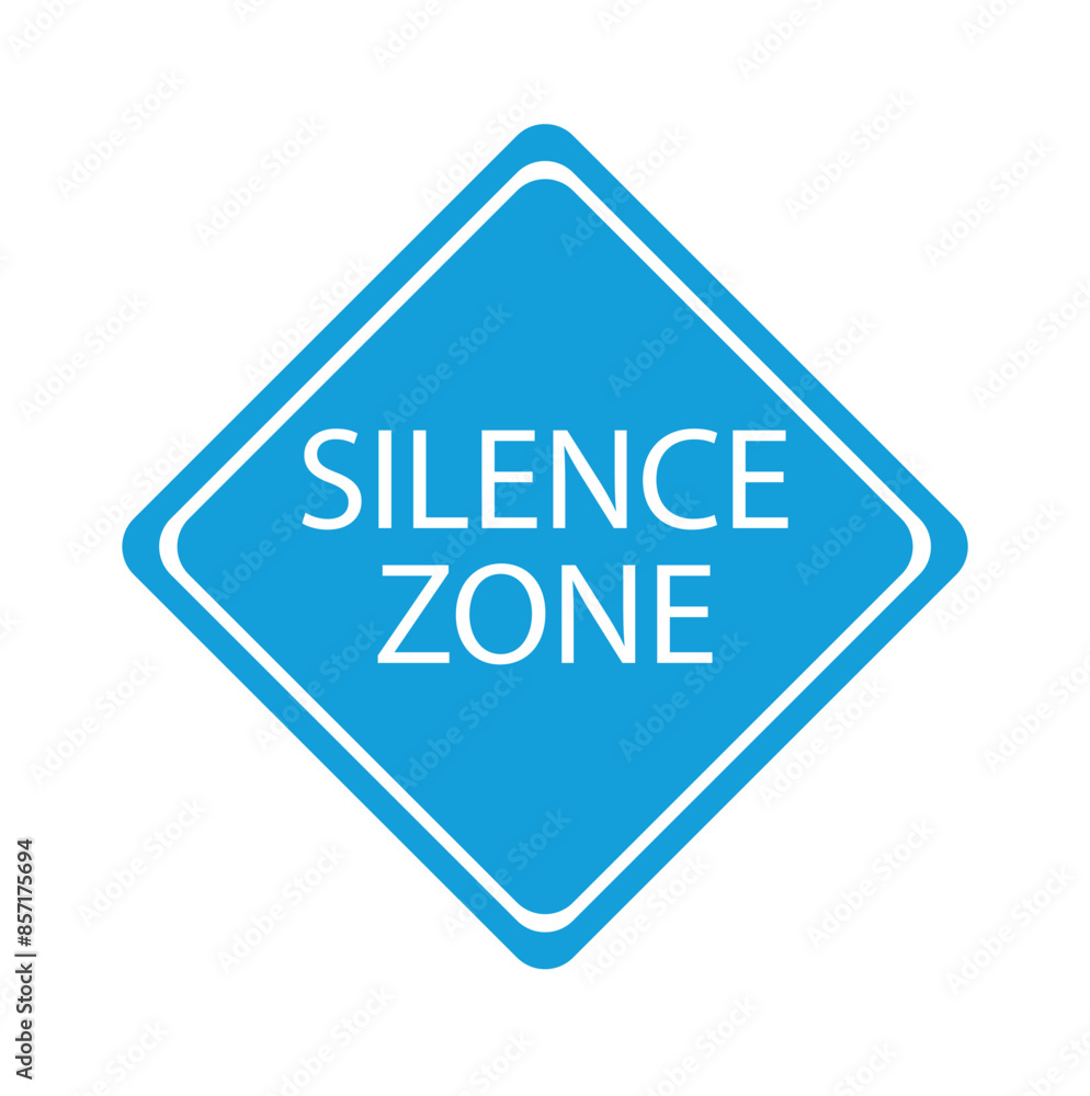 silence zone sign with megaphone vector icon silence zone sign with megaphone vector icon