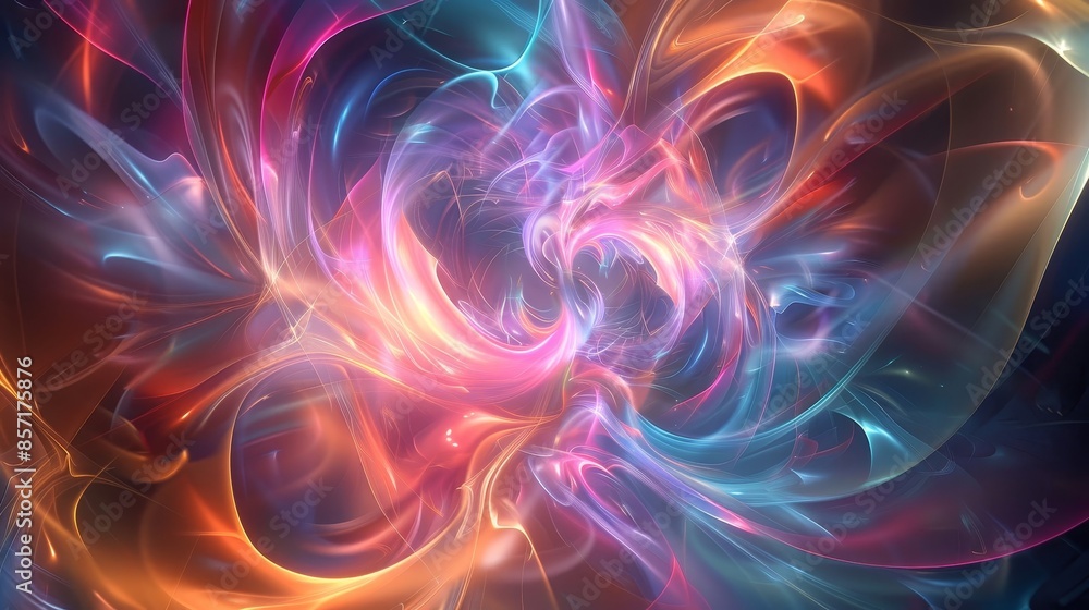 Blend of swirling colors with luminous gradients. background Blend of swirling colors with luminous gradients. background