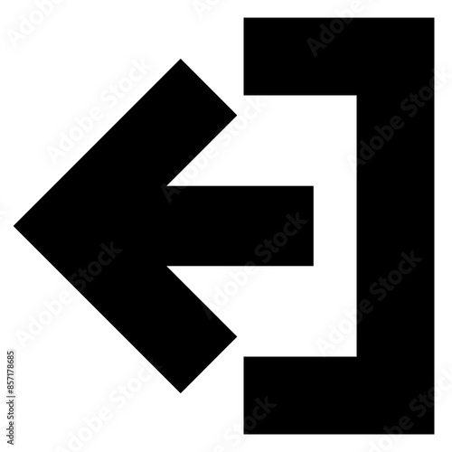 sign out  glyph  icon vector illustration isolated on white background