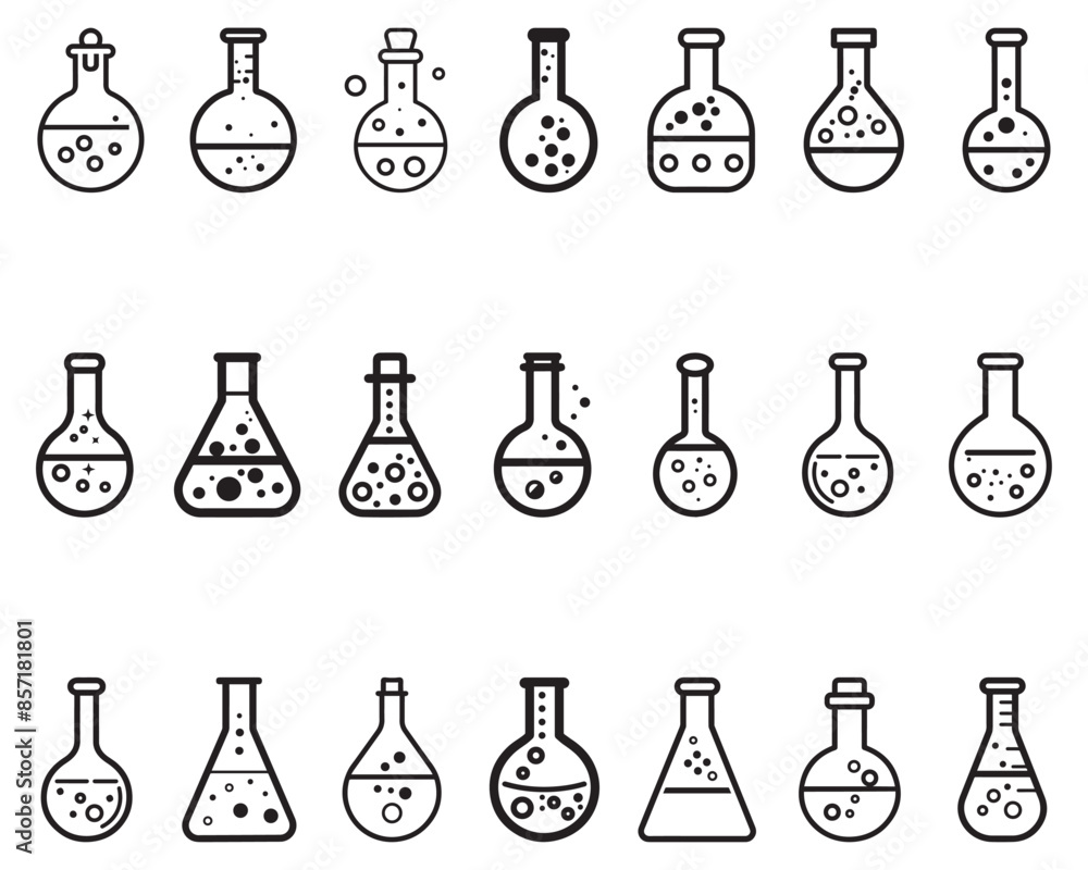 Chemical glass icon and science chemistry tube toxic medicine design. Chemical glass icon and science chemistry tube toxic medicine design.