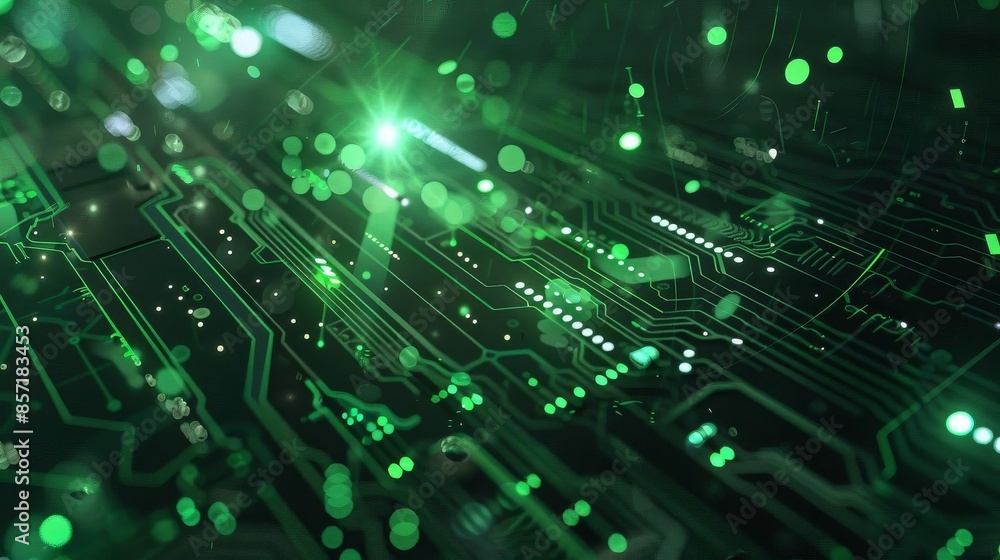 a green AI tech pattern. a green AI tech pattern.