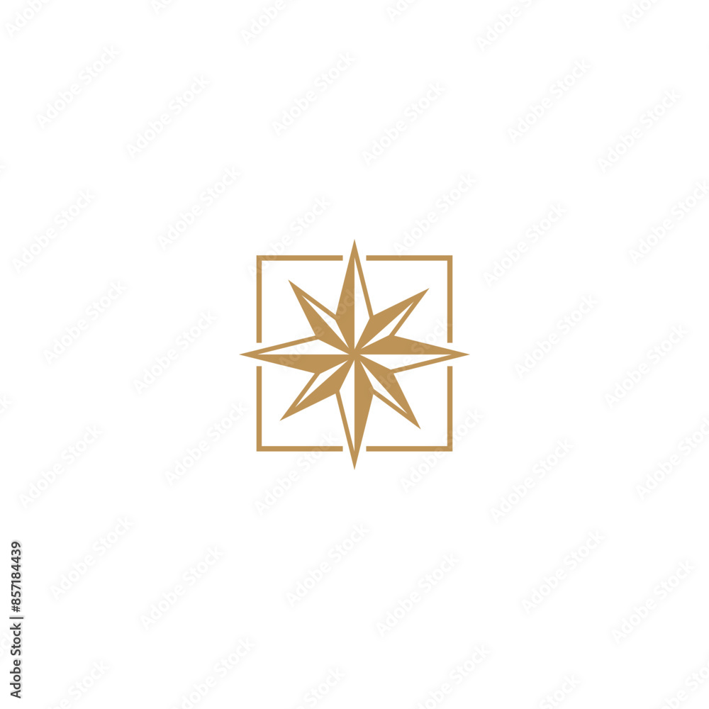 Compass logo Design Vector 