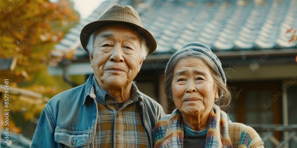 A pair of people standing side by side, possibly in a romantic or celebratory context A pair of people standing side by side, possibly in a romantic or celebratory context