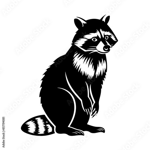 Standing Raccoon