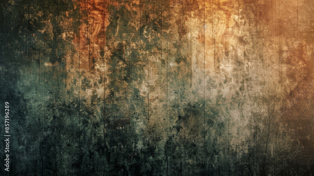 Sienna clay and forest green textured abstract wallpaper with organic gradients and soft light beams Sienna clay and forest green textured abstract wallpaper with organic gradients and soft light beams