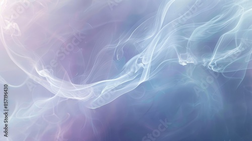 Abstract background in pale blue lavender and silver shades smooth gradients and soft light flares