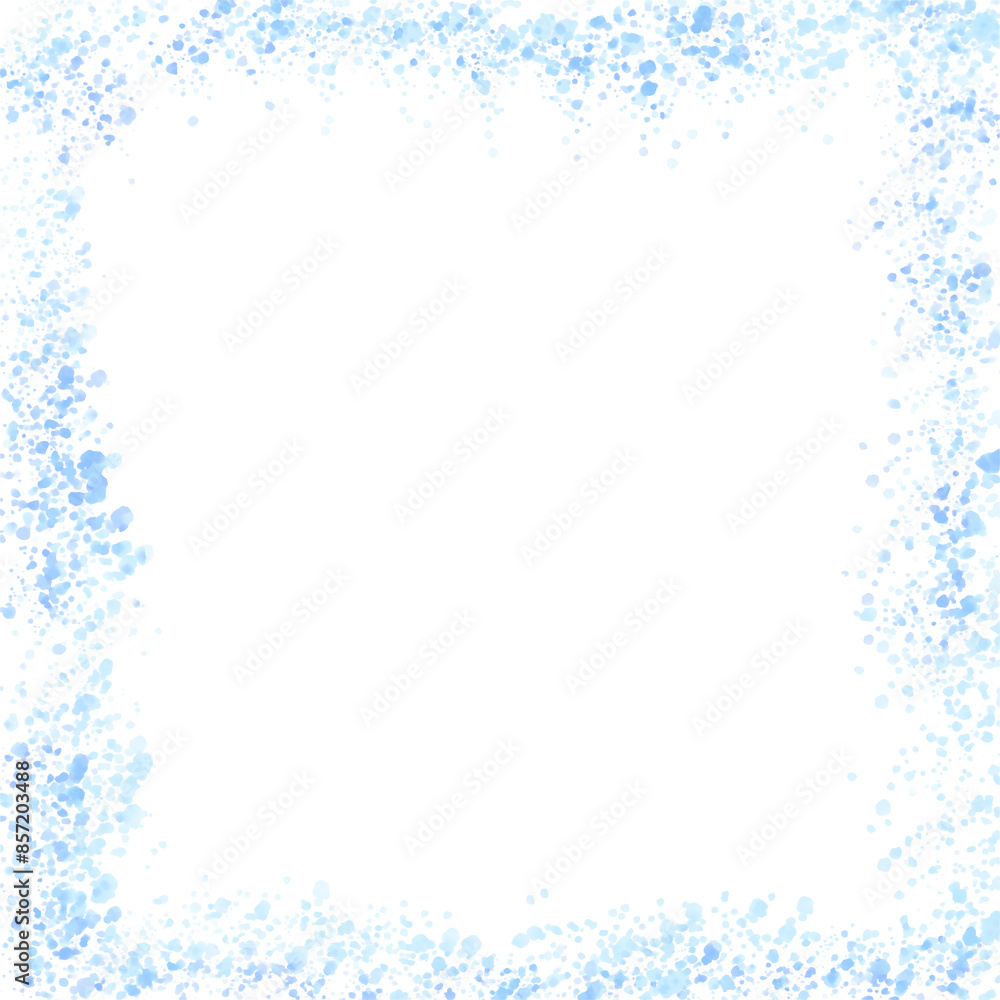 blue color drop background frame blue color drop background frame