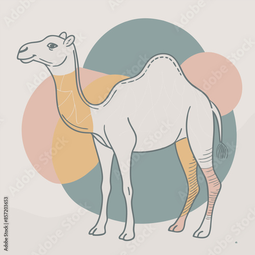 camel cartoon illustration