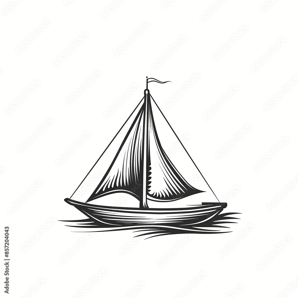 Ship vector illustration art isolated on a white background. Sailing the Open seas Ship vector illustration art isolated on a white background. Sailing the Open seas