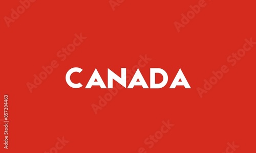 Digital calligraphy of the word 'Canada' in English.Ideal for patriotic projects, cultural themes, and educational purposes.