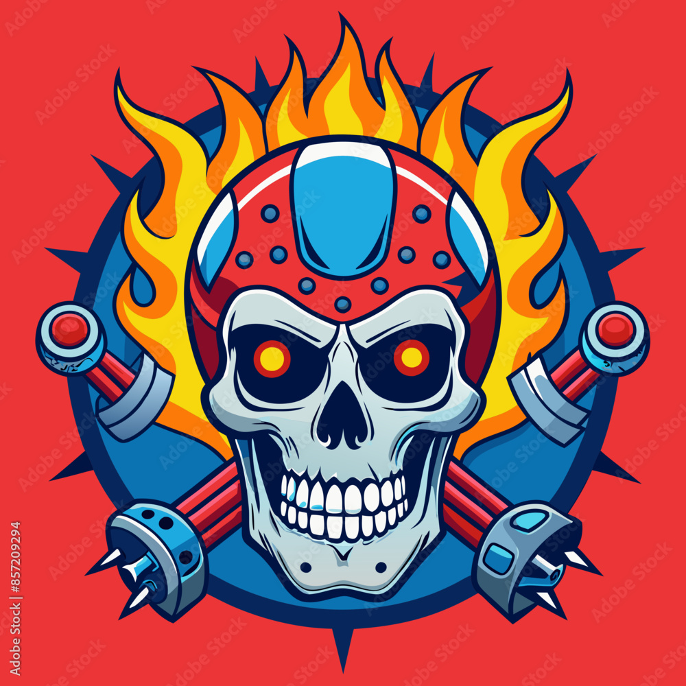 skull-head--harley-davidson-style--biker-logo-styl skull-head--harley-davidson-style--biker-logo-styl