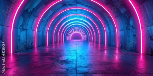 Neon Lights Tunnel © Planetz