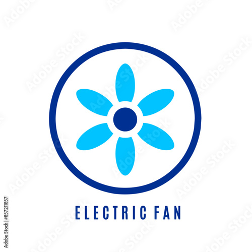 Electricity fan icon for illustrator and graphic deisigner