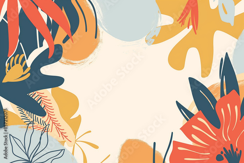 Abstract background. Minimal Illustration with copy space. 