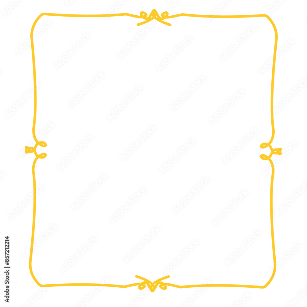 Curly Gold Frame Curly Gold Frame