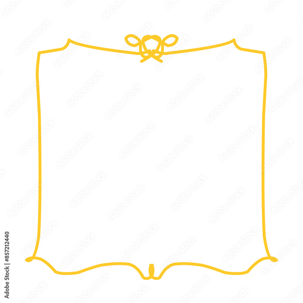 Curly Gold Frame Curly Gold Frame