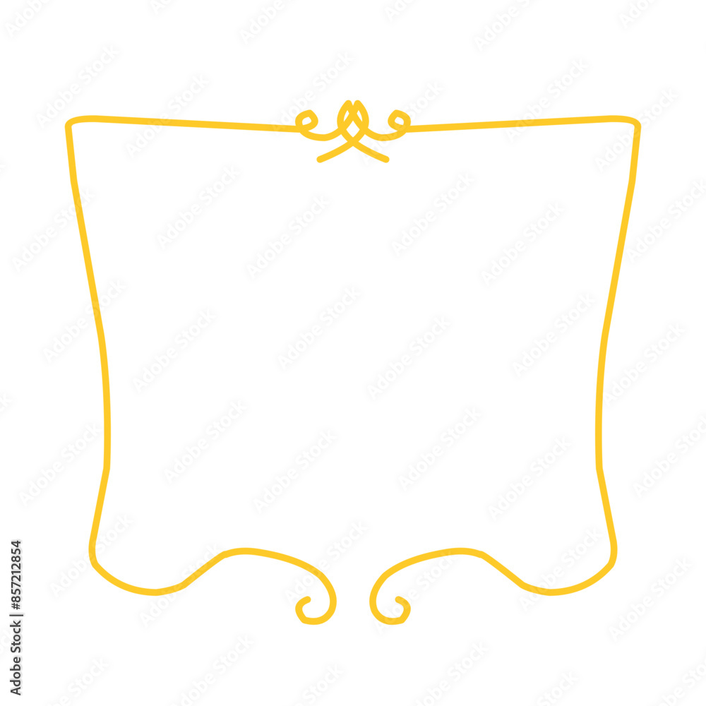 Curly Gold Frame Curly Gold Frame