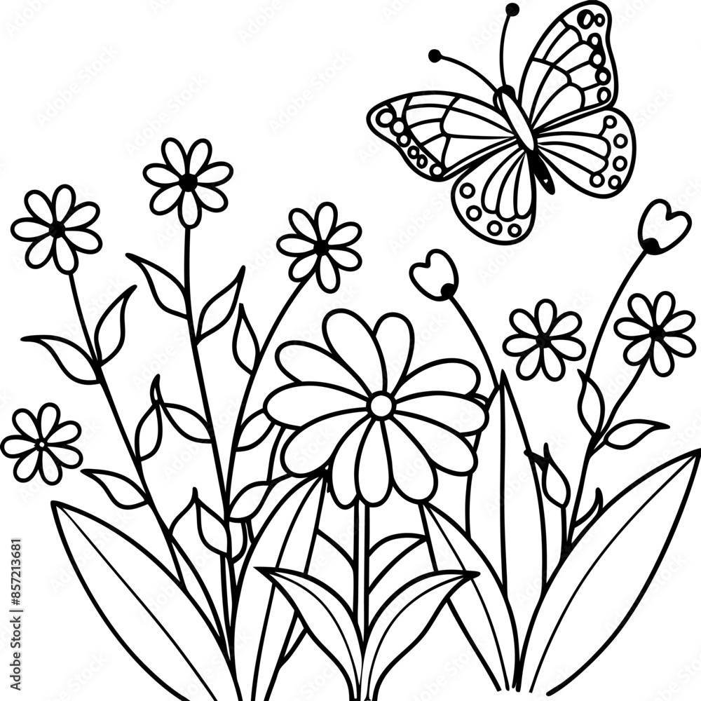 Fototapeta premium Mindfulness Coloring Book for Kids