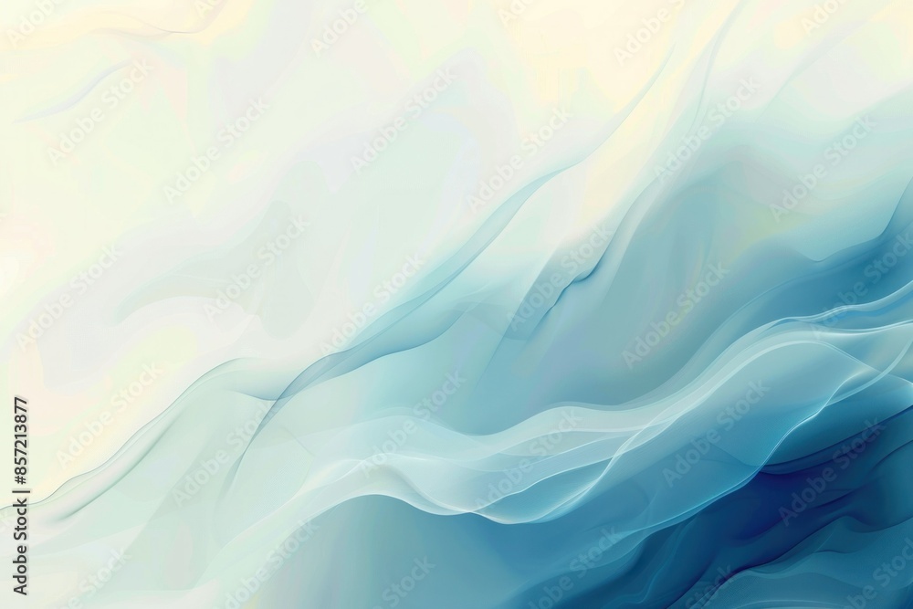 Obraz premium Abstract blue and white wave background for travel and business concepts with modern design elements