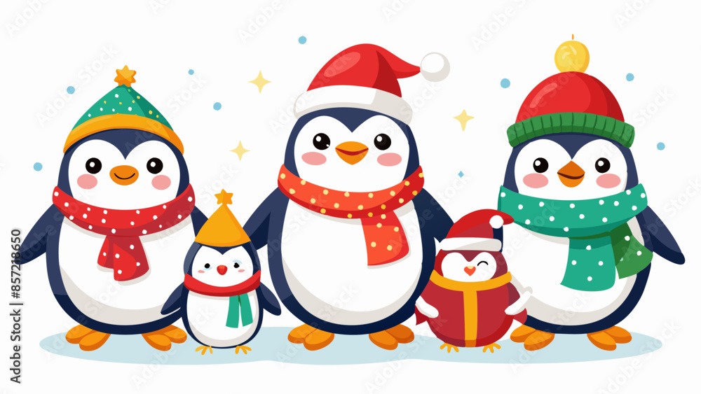 vector-cute-christmas-penguin--penguin-character-s vector-cute-christmas-penguin--penguin-character-s