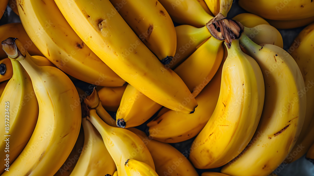 fresh banana top down view background poster fresh banana top down view background poster