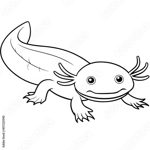 axolotl coloring book animals Fish