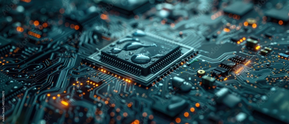 Fototapeta premium Advanced software interface for digital data restoration