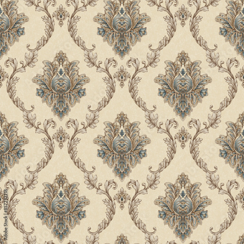 seamless damask wallpaper