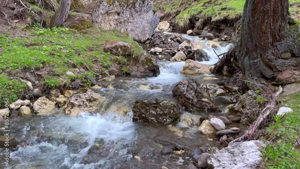 Waterfall in the nature of Switzerland Waterfall in the nature of Switzerland