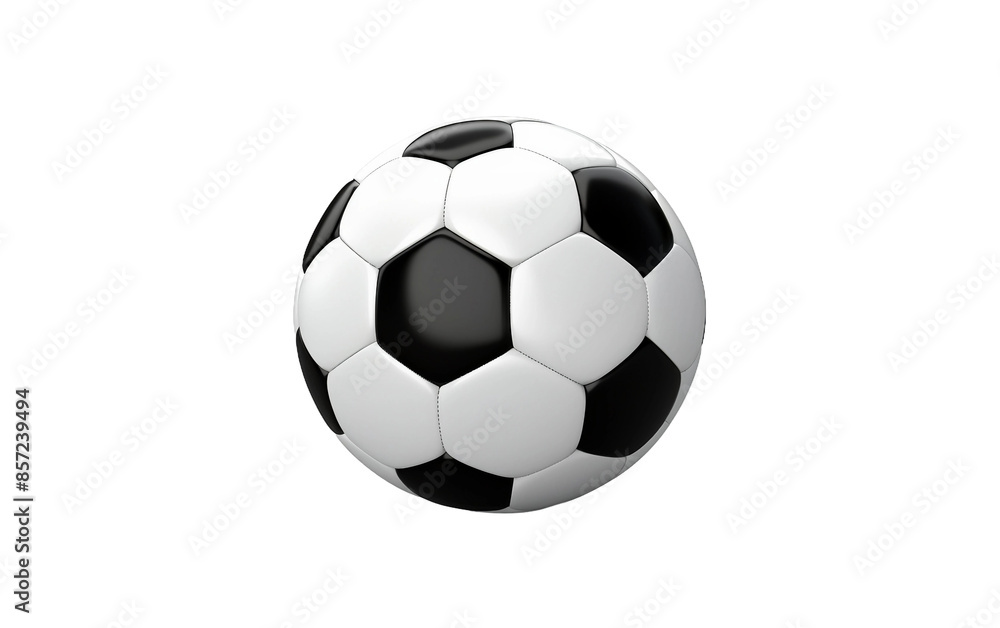 Obraz premium Classic Soccer Ball for Outdoor Games and Practice Sessions, Durable and Reliable