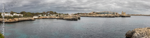 Wallpaper Mural Panoramic photography from the Ciudadela lighthouse, you can see part of the city such as the Castle of San Nicolás. Stormy sky. Menorca, Spain Torontodigital.ca