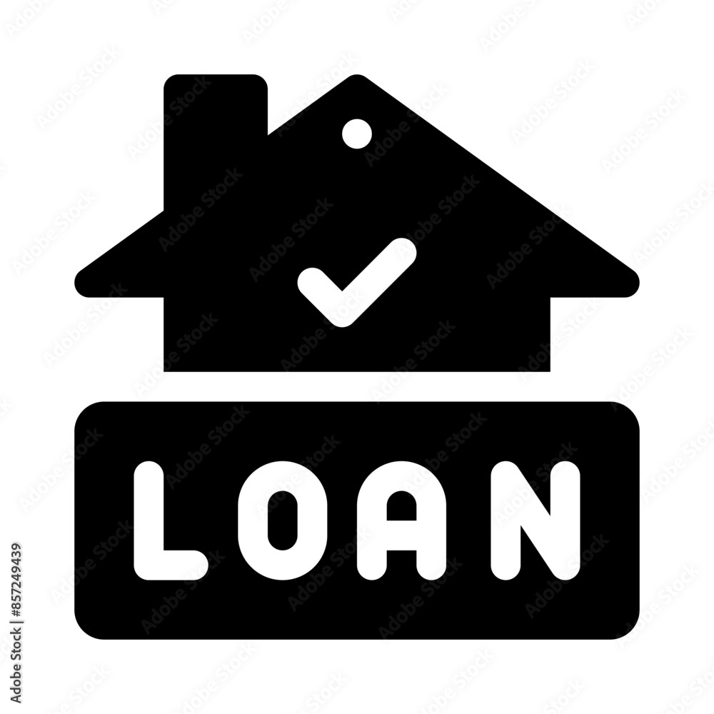 loan glyph icon