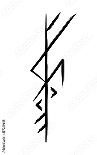 Full editable collection of norse symbols as goddess, witch, skadi, hel, freya and more.	