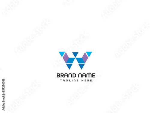 Free Download W Letter Logo Design Template - GFXLoad