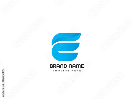 E Letter Logo Design Template