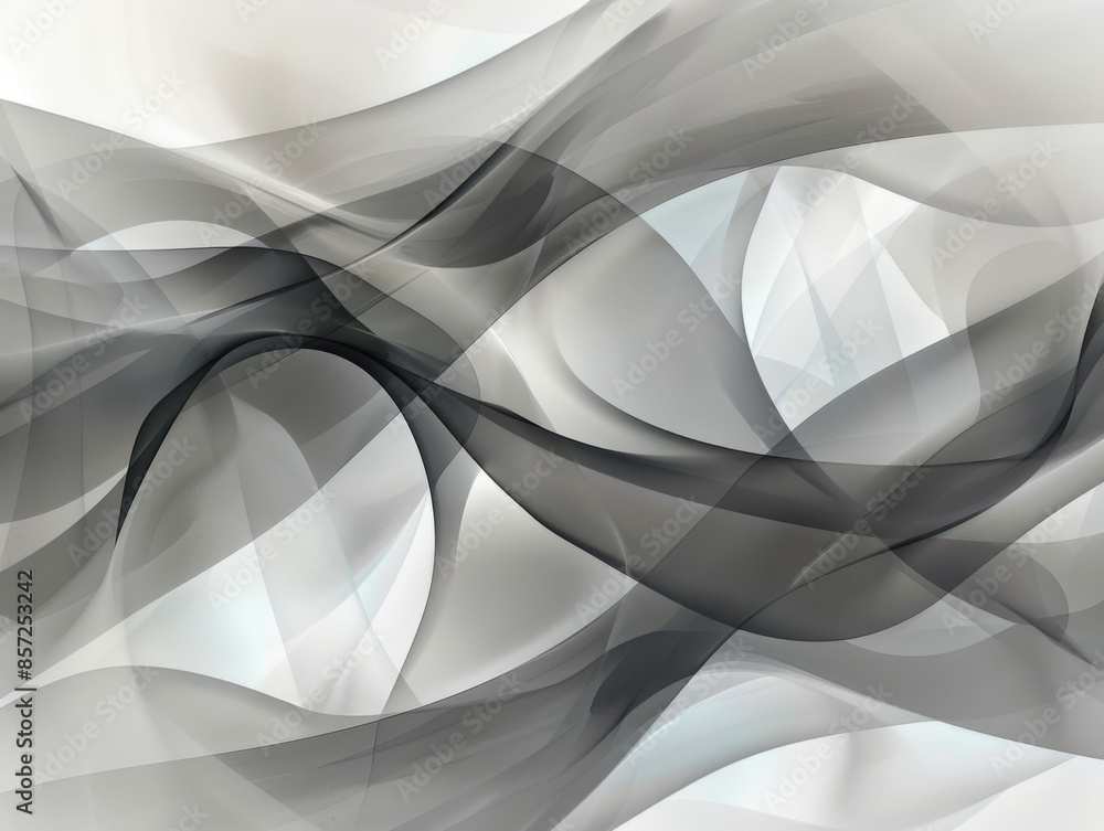 Fototapeta premium Abstract Grey Background, Generative AI Illustration
