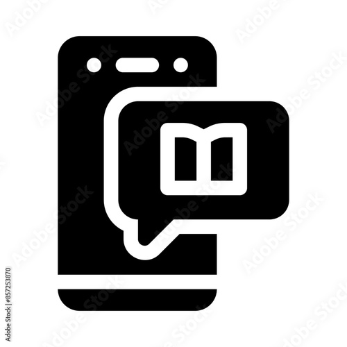 ebook glyph icon