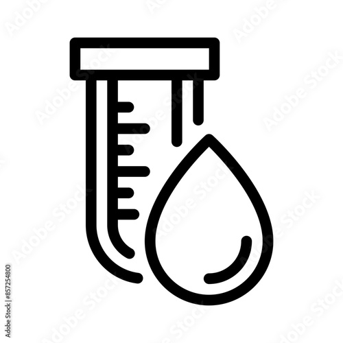 blood sample line icon