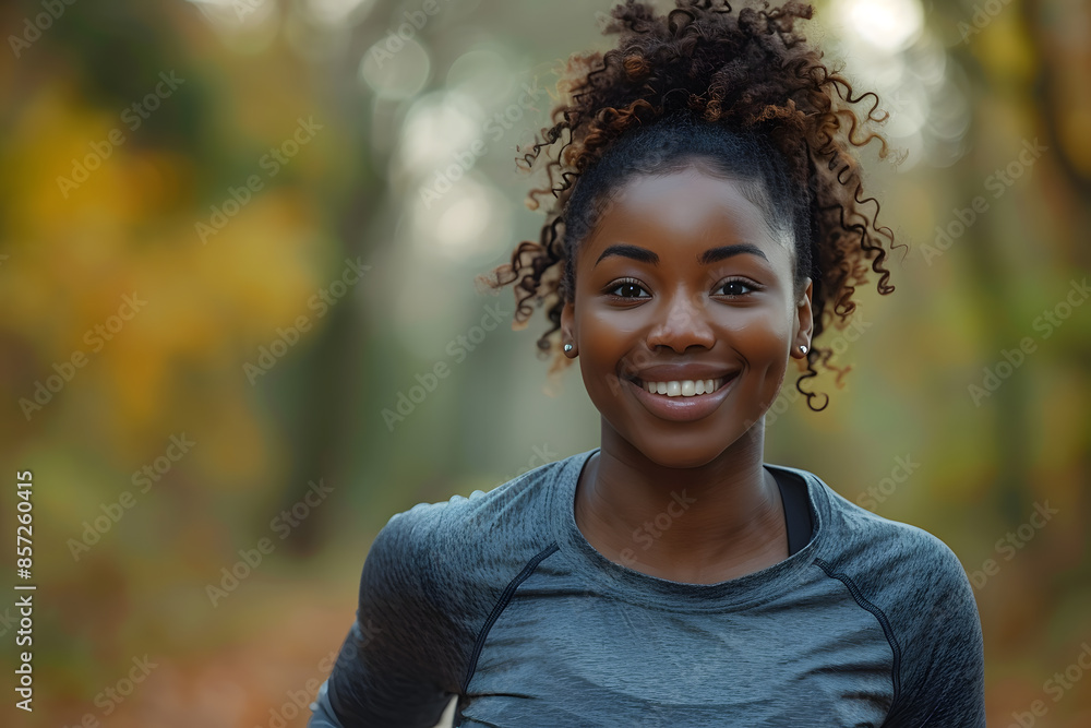 Beautiful plus size runner woman running on a dirt road in the forest
Beautiful plus size runner woman running on a dirt road in the forest