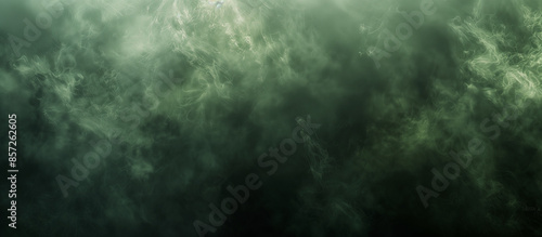 Green sage mist on black background  Ai generated Images