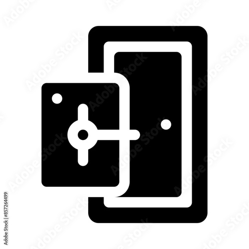 door knob glyph icon