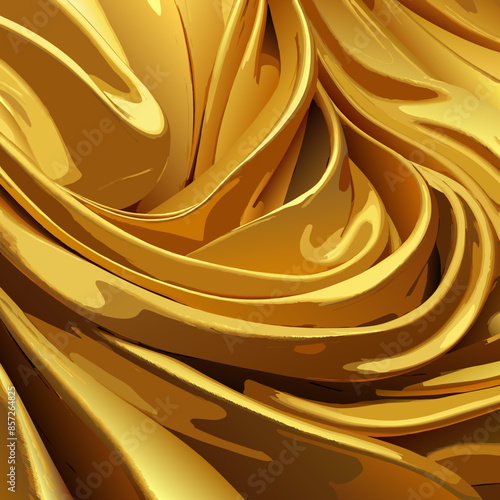 close-up-texture-of-natural-gold-silk--light-golde