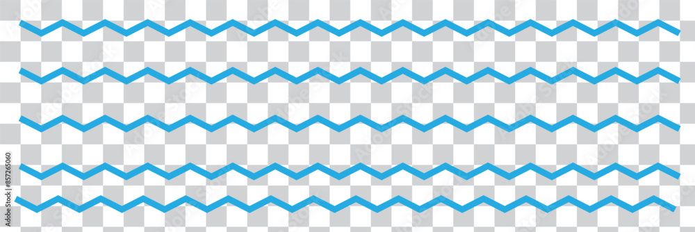 Wavy lines. Set of wavy horizontal lines. Wavy zigzag lines. Zig-zag vector elements Wavy lines. Set of wavy horizontal lines. Wavy zigzag lines. Zig-zag vector elements