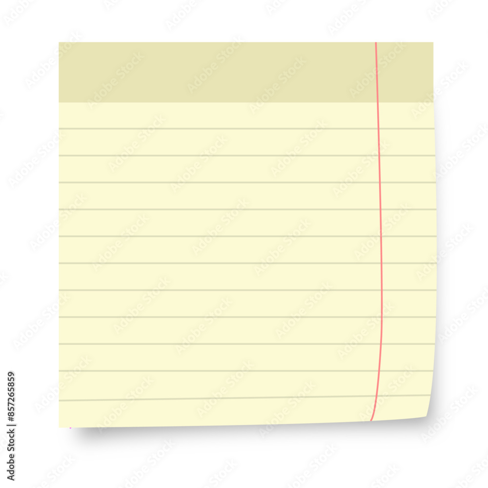 yellow light post its with gray stripes realistic with shadow yellow light post its with gray stripes realistic with shadow