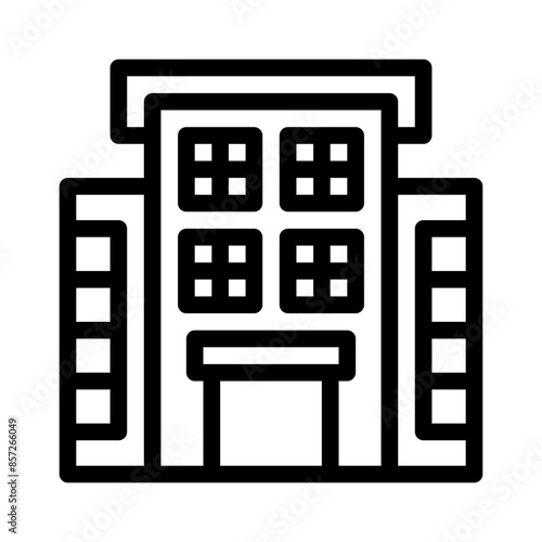 appartment line icon
