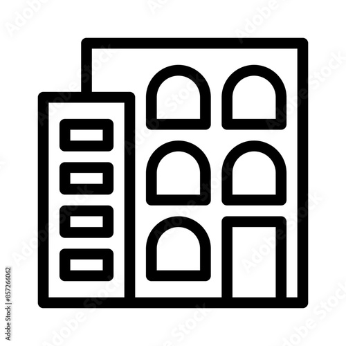 appartment line icon