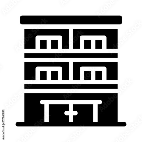 appartment glyph icon