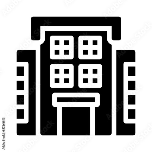 appartment glyph icon